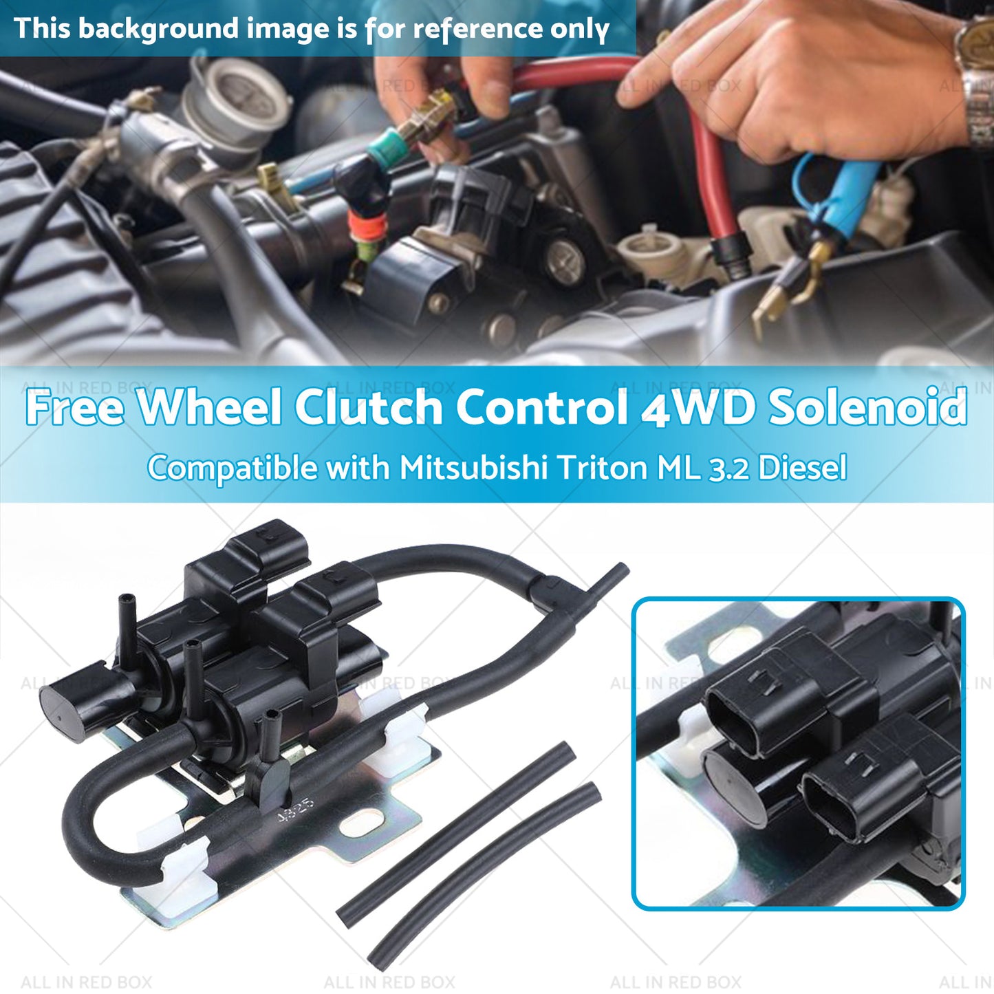 {{ 1x Free Wheel Clutch Control 4WD Solenoid Suitable For Mitsubishi Triton ML 3. 2 }} - Buy Car Parts Online at {{ Kaka Auto Parts }}.