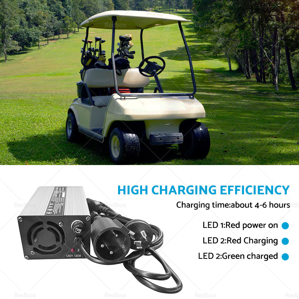 {{ 48V or 6A Snap Head 3Pin Plug Golf Cart Battery Charger Suitable For EZ-GO TXT Club }} - Buy Car Parts Online at {{ Kaka Auto Parts }}.