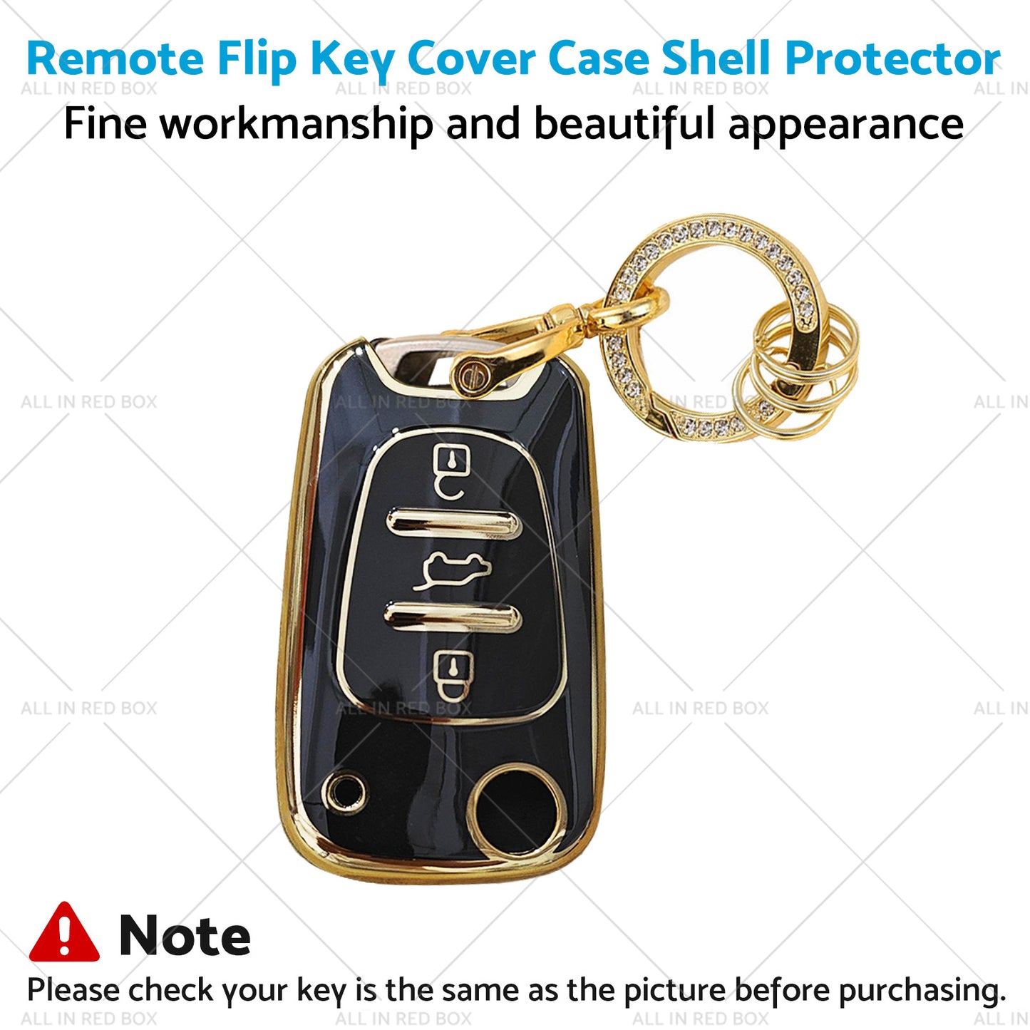 {{ Remote Flip Key Cover Case Shell Protector Suitable For Hyundai i30 ix35 }} - Buy Car Parts Online at {{ Kaka Auto Parts }}.