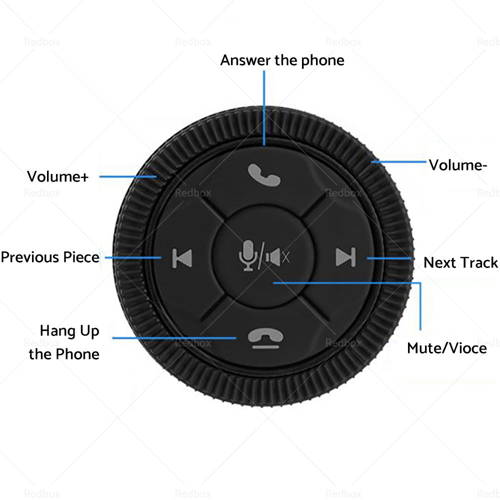 {{ Universal 7 Keys Car Wireless Steering Wheel Remote Control Knob Auto Accessory }} - Buy Car Parts Online at {{ Kaka Auto Parts }}.