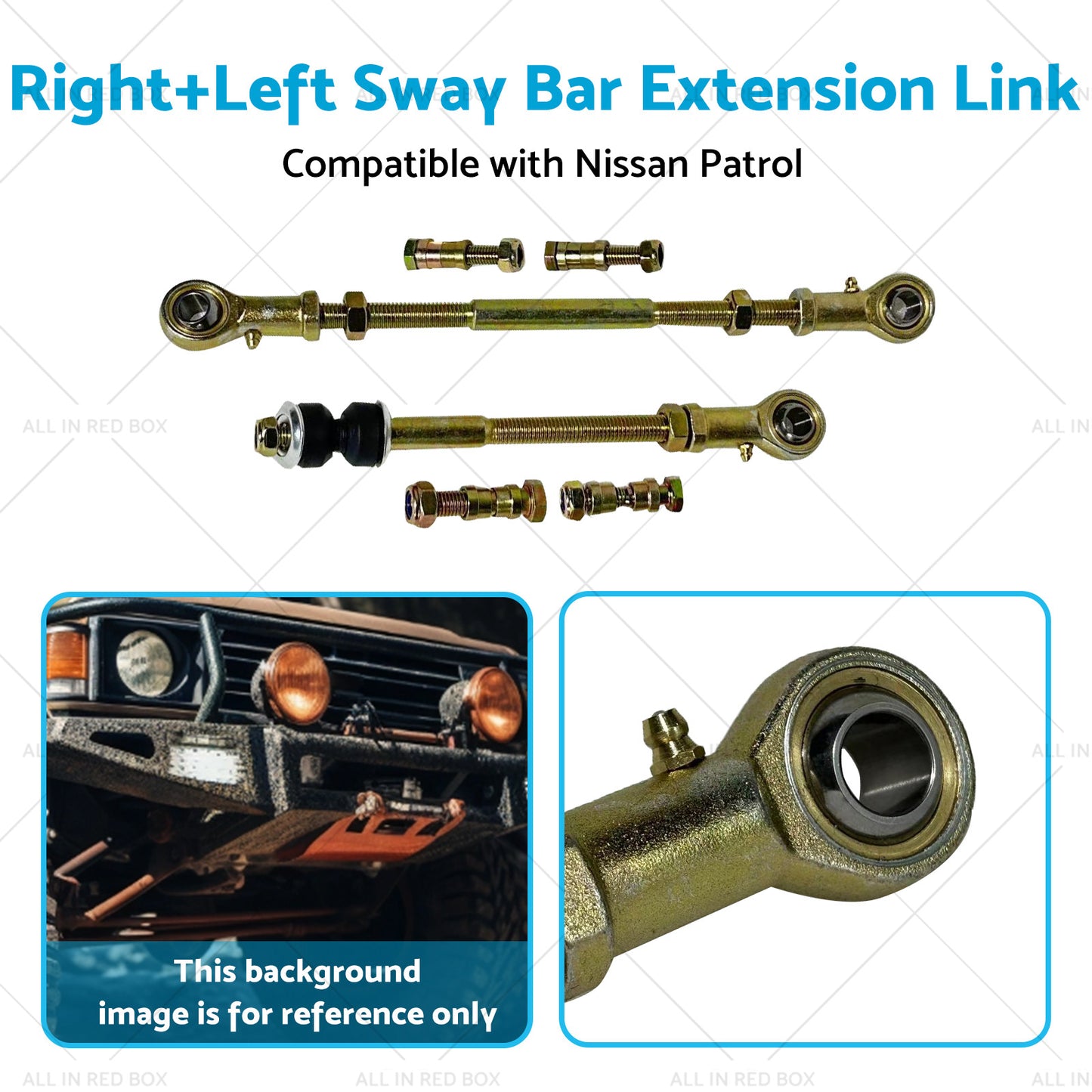 {{ Rear Right Left Sway Bar Extension Link for 2 inch -8 inch Suitable for Nissan Patrol GQ }} - Buy Car Parts Online at {{ Kaka Auto Parts }}.
