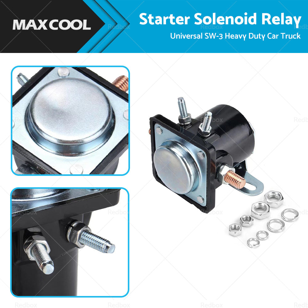 {{ SW-3 H D Car Truck Starter Solenoid Relay 4 Terminal Suitable For Ford 12V }} - Buy Car Parts Online at {{ Kaka Auto Parts }}.