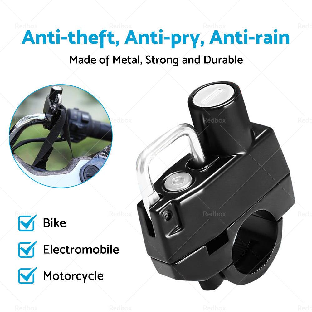 {{ Motorcycle Helmet Lock 22mm 25mm Handlebar Frame Tube Suitable For Harley }} - Buy Car Parts Online at {{ Kaka Auto Parts }}.