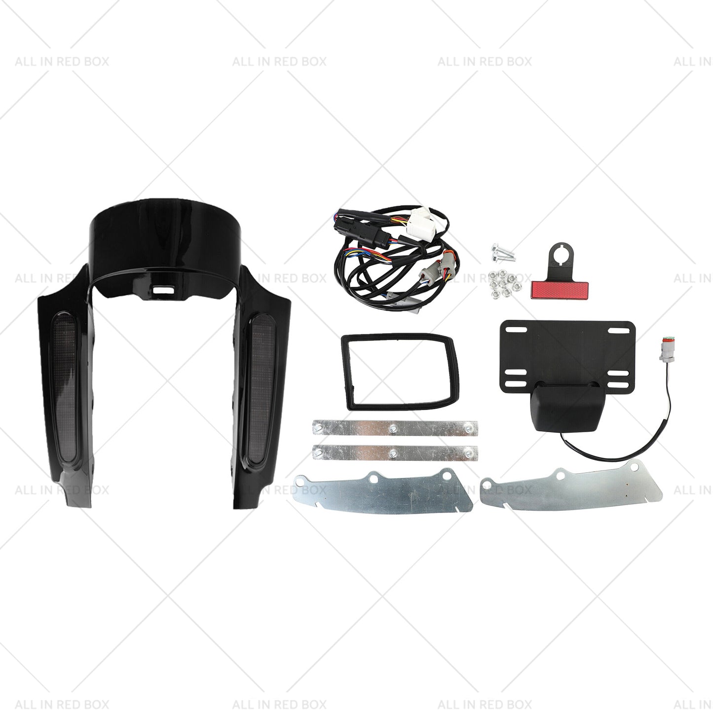 {{ Rear Fender LED Light Suitable For Touring Electra Road Glide Road King 09-13 }} - Buy Car Parts Online at {{ Kaka Auto Parts }}.