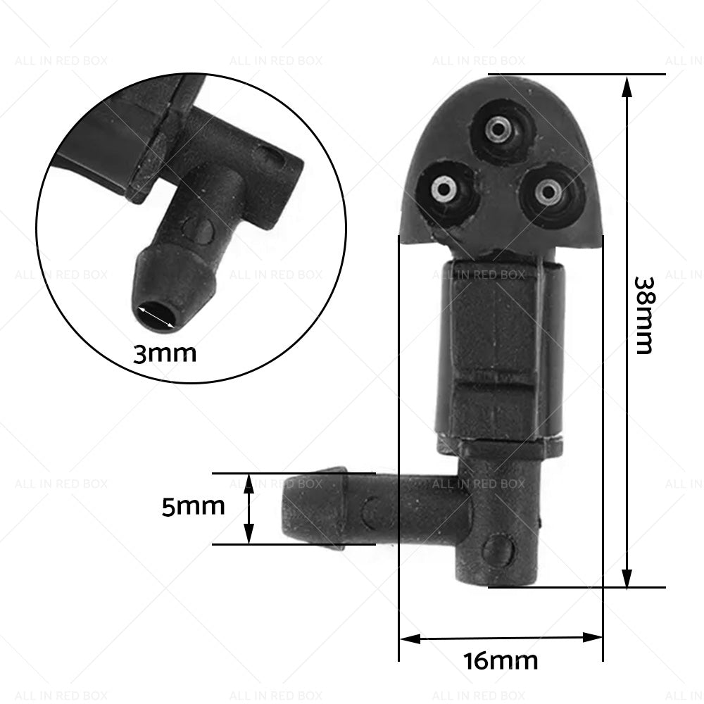 {{ Front Windshield Wiper Washer Jet Nozzle Spray Suitable For Holden Cruze 08-16 }} - Buy Car Parts Online at {{ Kaka Auto Parts }}.