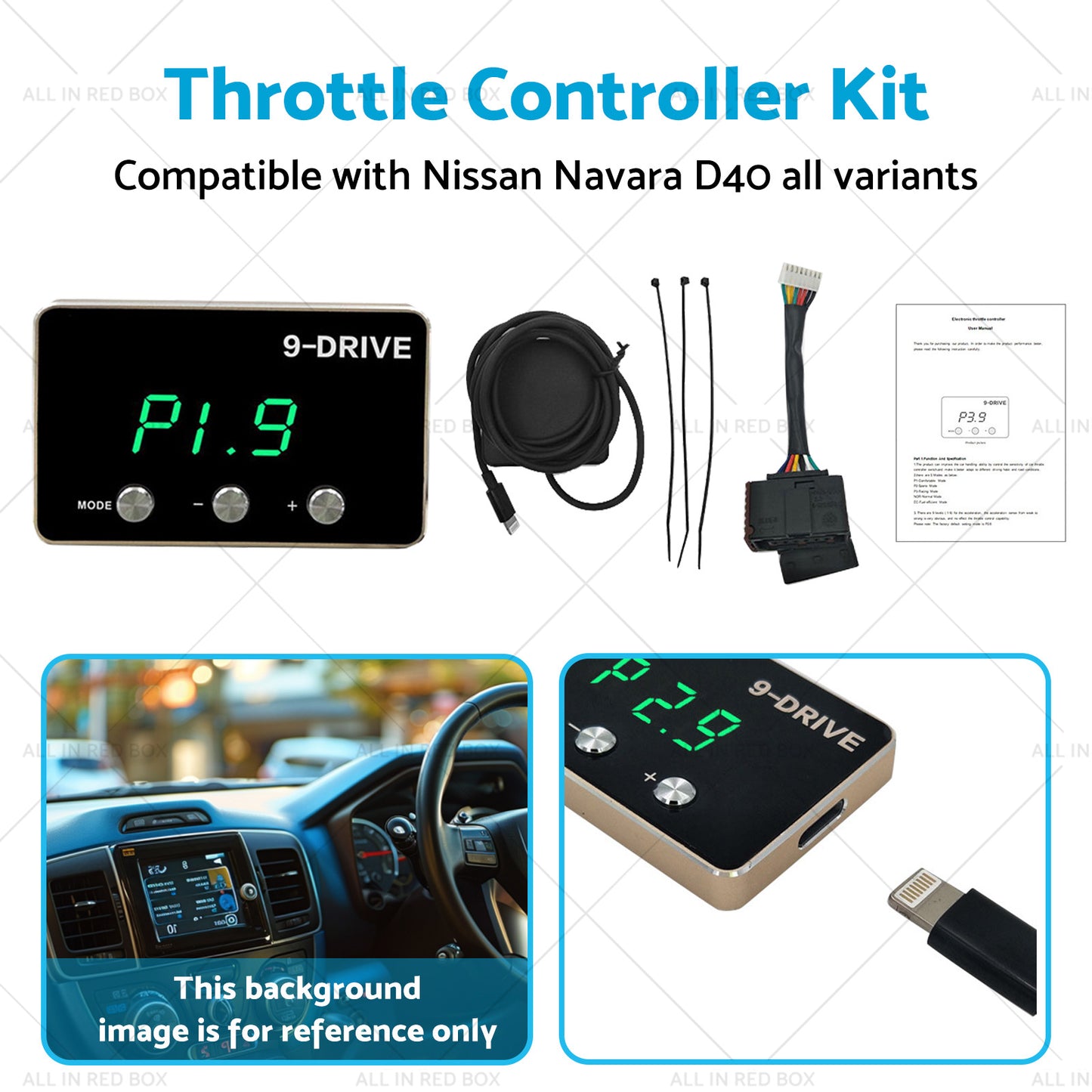 {{ Electronic Throttle Controller Kit Suitable for Nissan Navara D40 2006-2015 }} - Buy Car Parts Online at {{ Kaka Auto Parts }}.