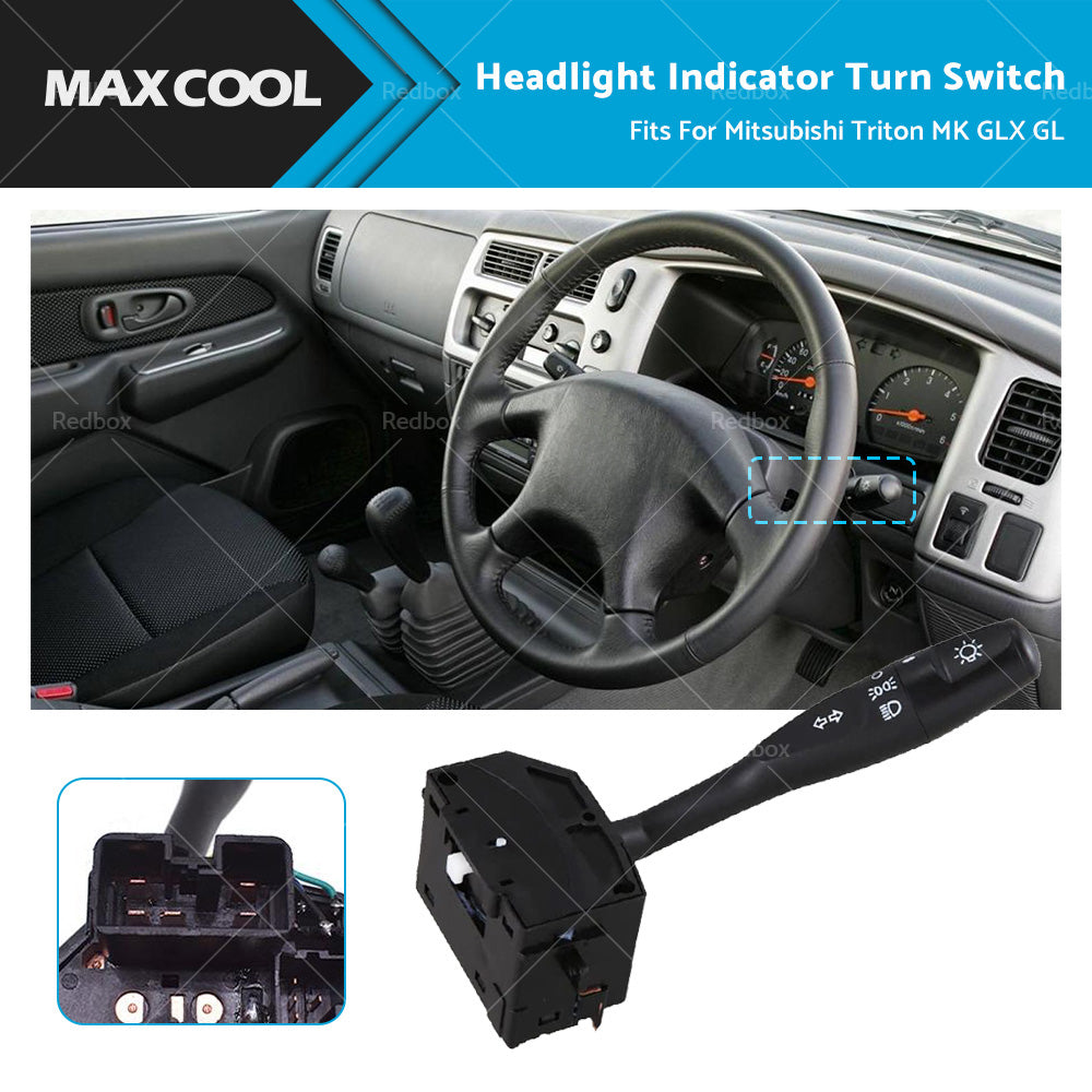 {{ Headlight Indicator Turn Switch Stalk Arm Fits For Mitsubishi Triton MK 97-05 }} - Buy Car Parts Online at {{ Kaka Auto Parts }}.