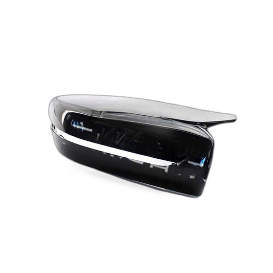 Gloss Black Water Transfer Bullhorn Side Mirror Cover Shell Suitable for BMW G20