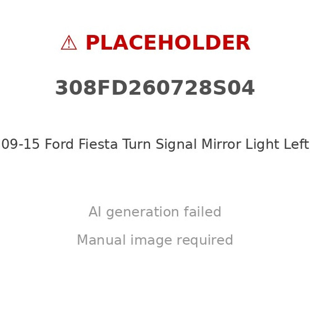 09-15 Ford Fiesta Turn Signal Mirror Light Left - XQ1