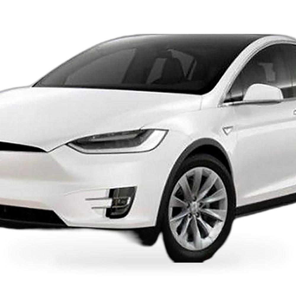 Mirror Glass for Tesla Model X S 2017-2020 Right White Blue Lens - XQ1