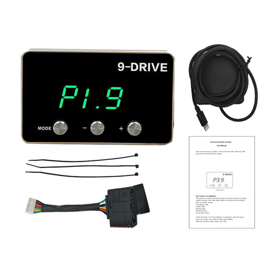 Black EVC Throttle Controller Kit Suitable For Jeep Grand Cherokee WK2 2011-2021