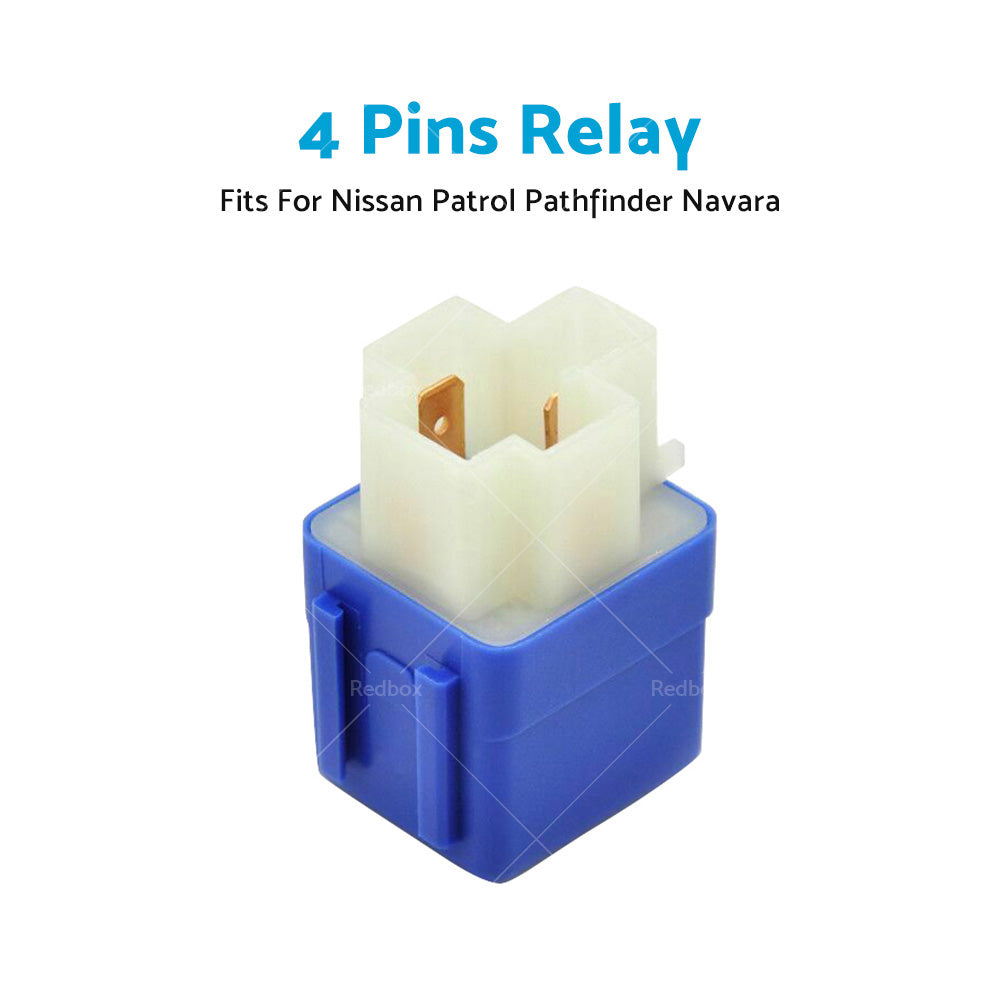 {{ Car Relay 4Pin Fit For Nissan Patrol GQ Y60 GU Y61 Pathfinder R50 Navara D22 D40 }} - Buy Car Parts Online at {{ Kaka Auto Parts }}.