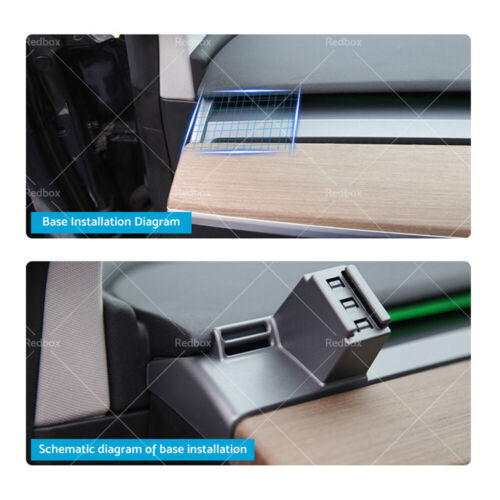 {{ 360隆茫 Rotation GPS Navigation Cell Phone Holder Stand Mount For Tesla Model 3 Y }} - Buy Car Parts Online at {{ Kaka Auto Parts }}.