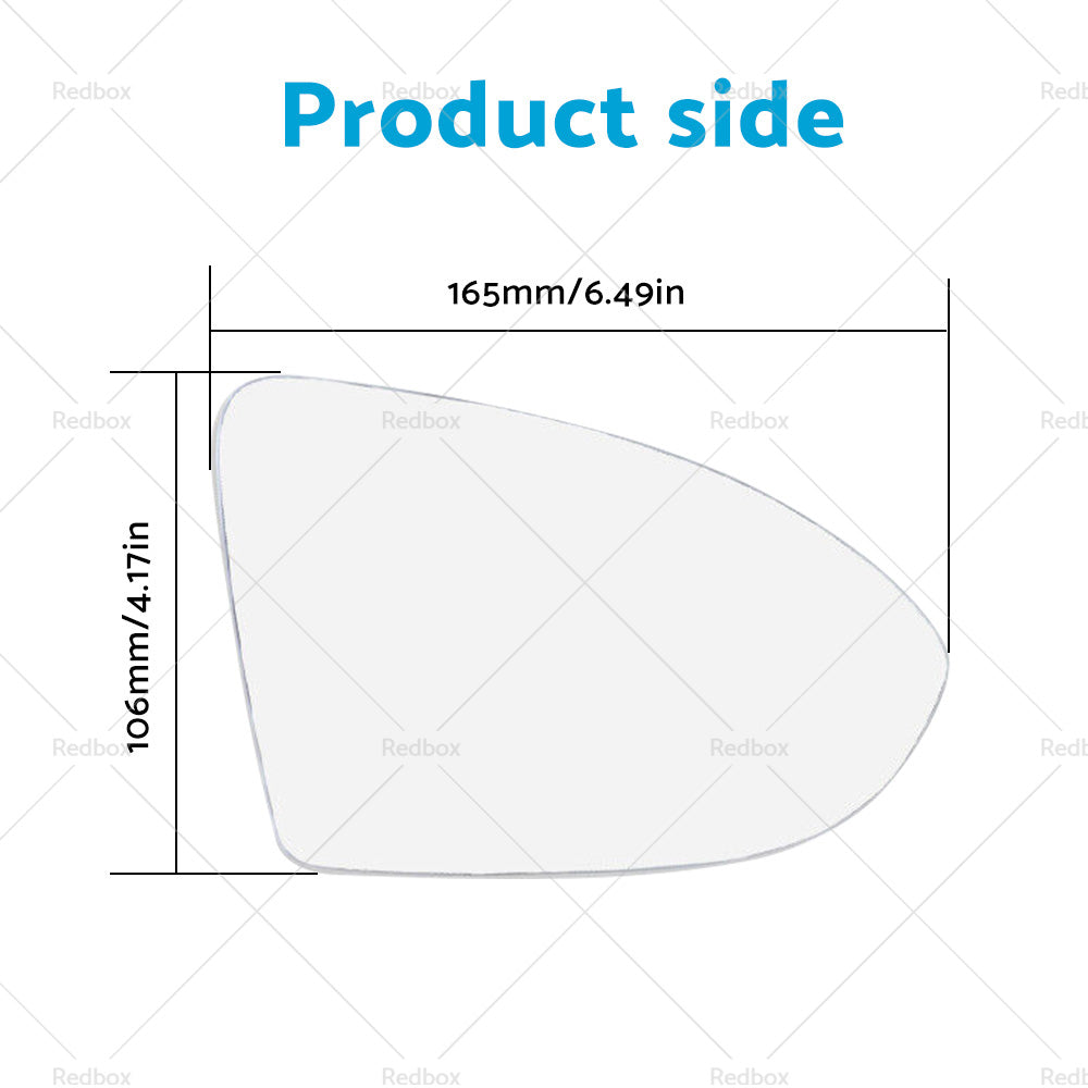 {{ Suitable for VW GOLF MK7 MK7.5 13-18 Right Mirror Glass Heated Convex with Base }} - Buy Car Parts Online at {{ Kaka Auto Parts }}.
