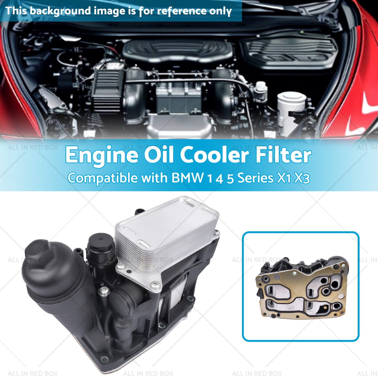 {{ Engine Oil Filter Housing and Cooler 11428507697 SuitableFor BMW N47 N57 F25 10-19 }} - Buy Car Parts Online at {{ Kaka Auto Parts }}.