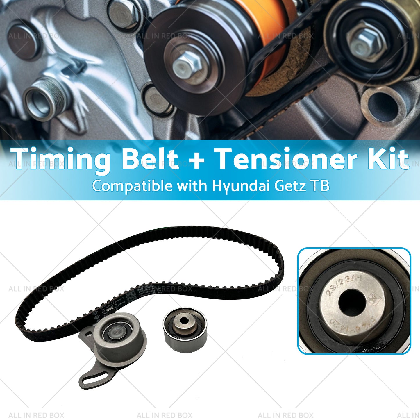 {{ Timing BeltTensioner Kit Suitable for Hyundai Getz TB 02-11 4cyl 1. 4 1. 5 1. 6L }} - Buy Car Parts Online at {{ Kaka Auto Parts }}.