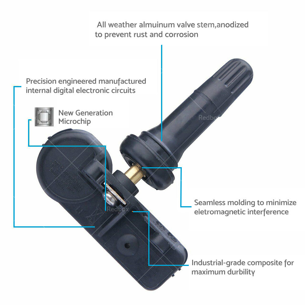 {{ 4PCS Tyre Pressure Sensor Suitable For Jeep Grand Cherokee Wrangler 56029398AA }} - Buy Car Parts Online at {{ Kaka Auto Parts }}.