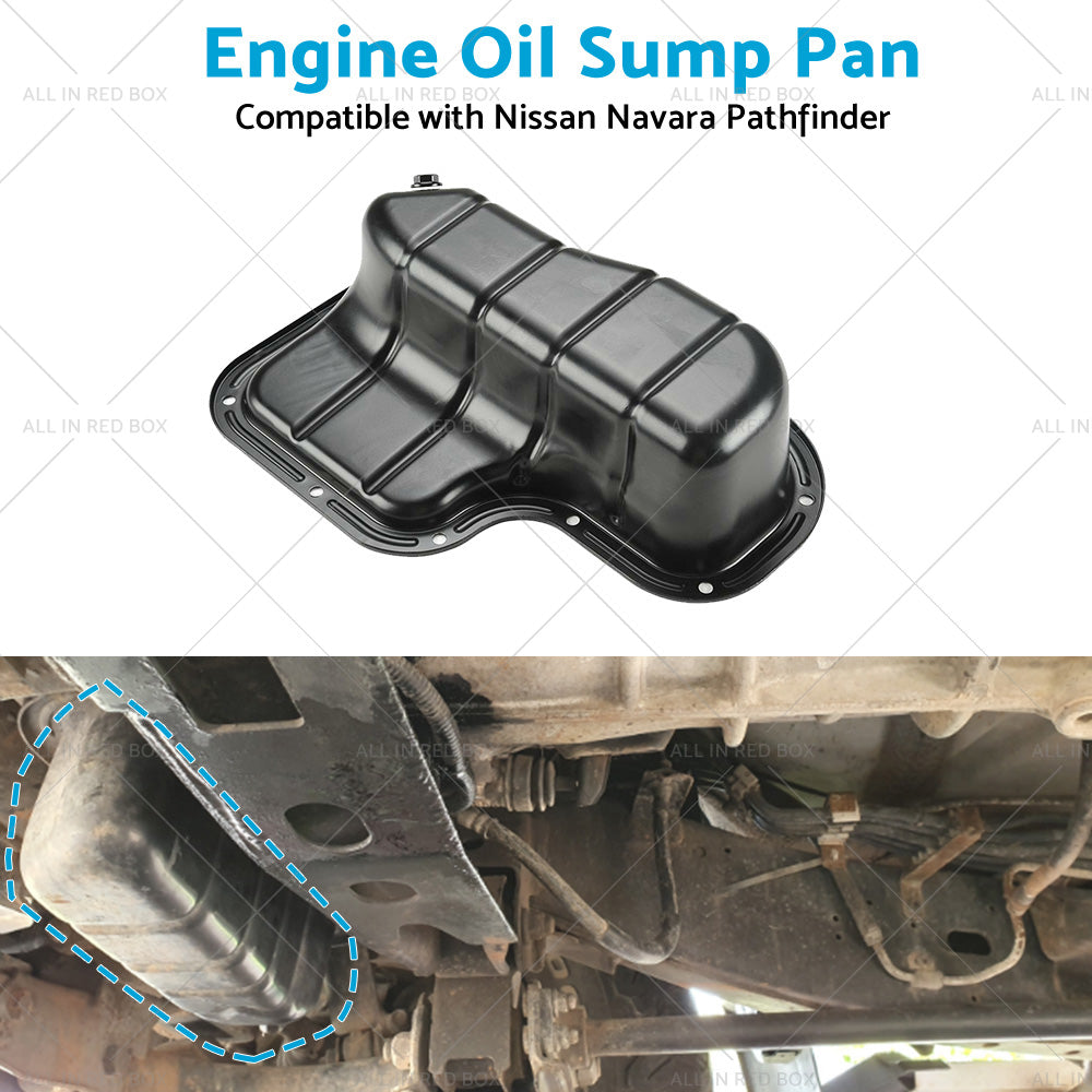 {{ Engine Oil Sump Pan Suitable for Nissan Navara D40 Pathfinder R51 VSK YD25 05-12 }} - Buy Car Parts Online at {{ Kaka Auto Parts }}.