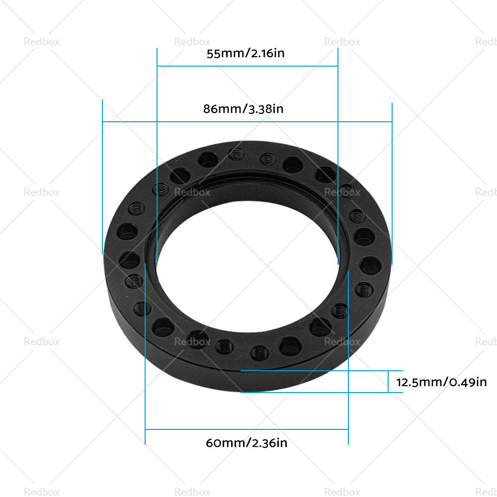 {{ Black Steering Wheel Hub Adapter Spacer Suitable For MOMO to NARDI Quick Release }} - Buy Car Parts Online at {{ Kaka Auto Parts }}.