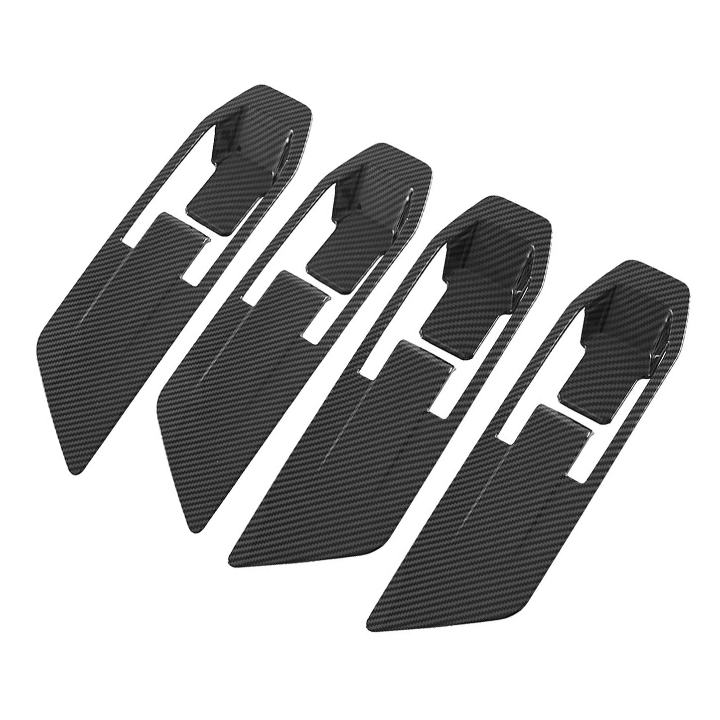 Carbon Fiber Inner Door Handle Cover Suitable For Mitsubishi Triton L200 23-25