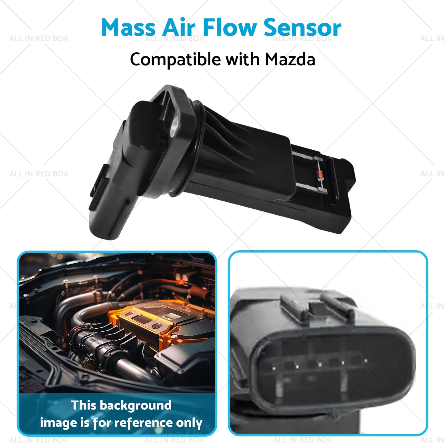 {{ Mass Air Flow Sensor MAF Suitable for Mazda PE01-13-215 }} - Buy Car Parts Online at {{ Kaka Auto Parts }}.