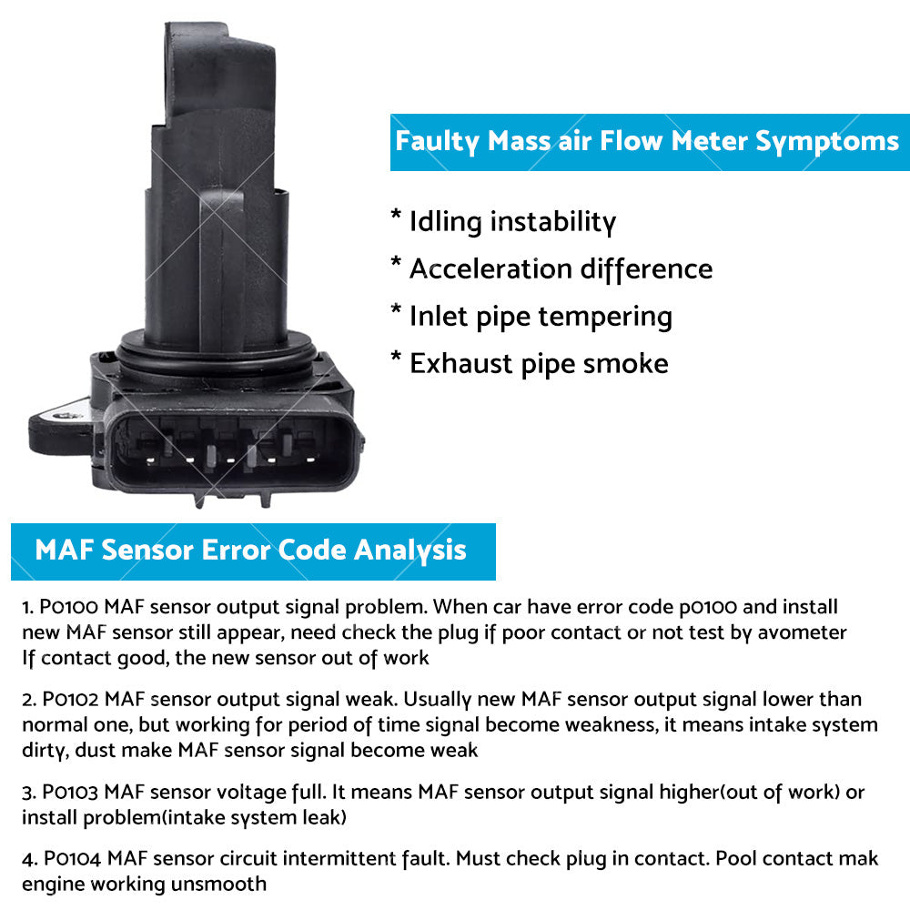 {{ Mass Air Flow Sensor Suitable For 4Runner Camry Kluger Prado Prius 22204-21010 }} - Buy Car Parts Online at {{ Kaka Auto Parts }}.