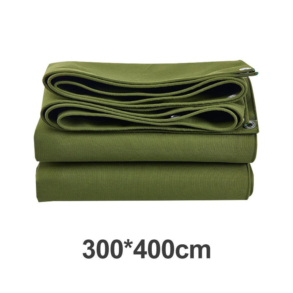 {{ 3 Sizes Army Heavy Duty Waterproof Canvas Tarp Tarpaulin Sun Blocked Dustproof }} - Buy Car Parts Online at {{ Kaka Auto Parts }}.