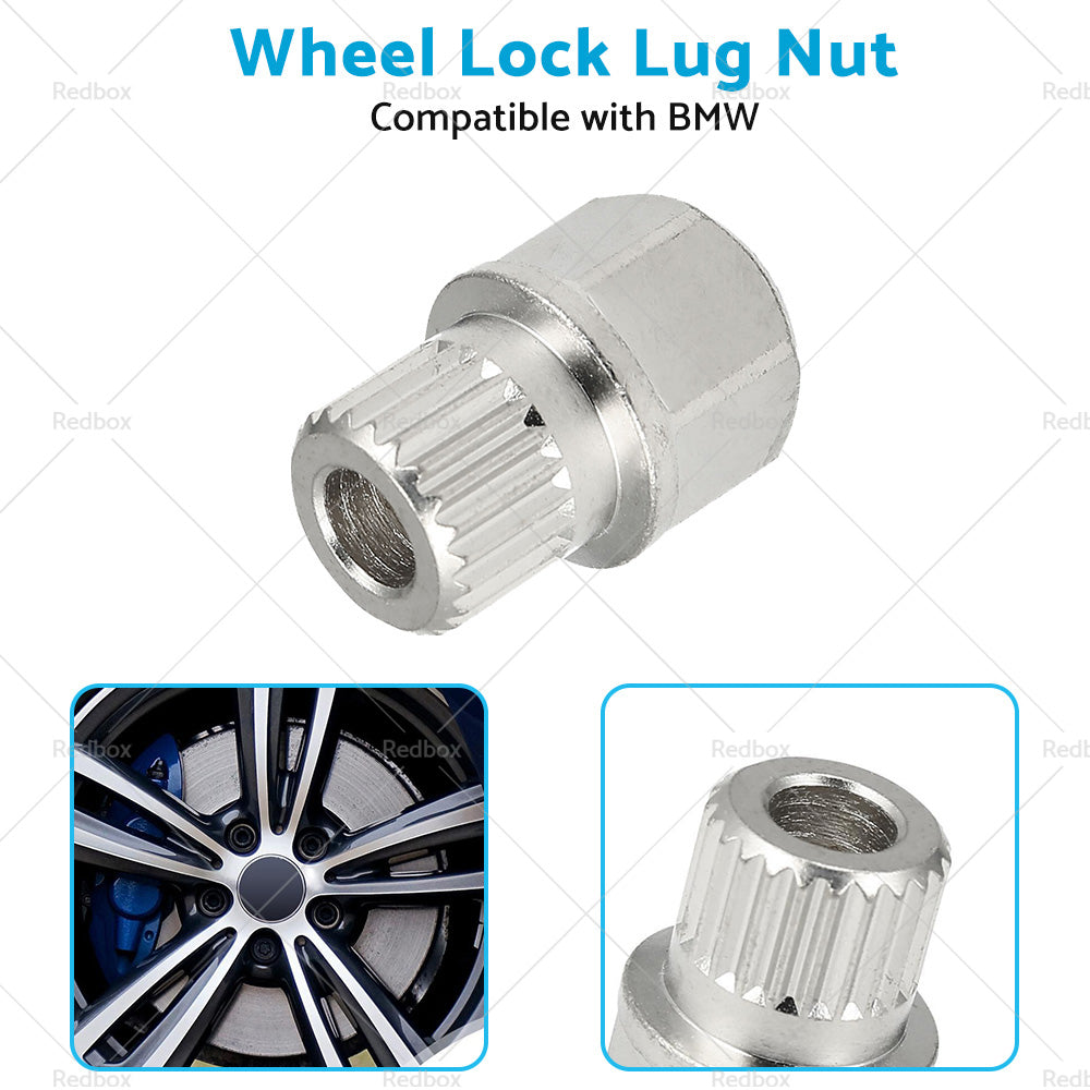 {{ 40 23PT Hollow Anti Theft Wheel Lock Lug Nut Screw Removal Key Suitable For BMW }} - Buy Car Parts Online at {{ Kaka Auto Parts }}.