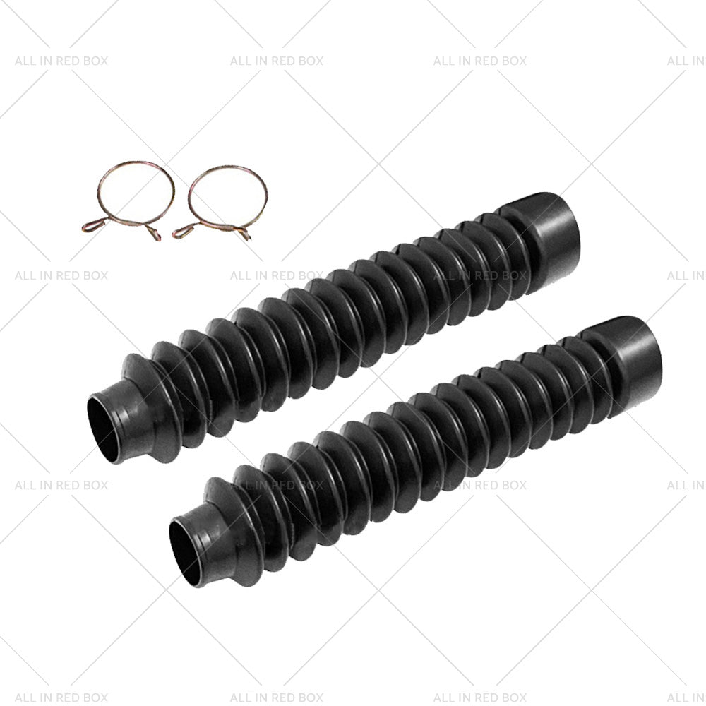{{ Motorcycle Rubber Front Fork Cover Dust Gaiters Gaitor Boot Shock Absorber Black }} - Buy Car Parts Online at {{ Kaka Auto Parts }}.