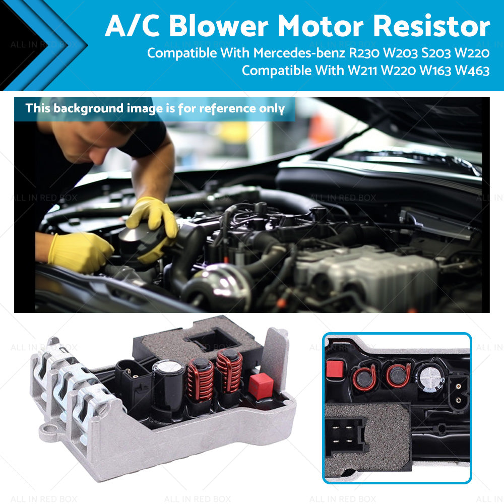 {{ Blower Motor Resistor Suitable For Mercedes R230 W203 S203 W220 W211 W163 W463 }} - Buy Car Parts Online at {{ Kaka Auto Parts }}.