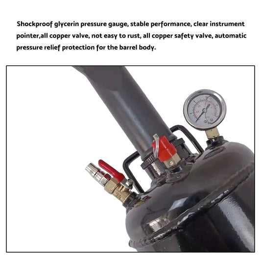 8L Air Tank Tyre Inflator Bead Seater Blaster Booster Tool