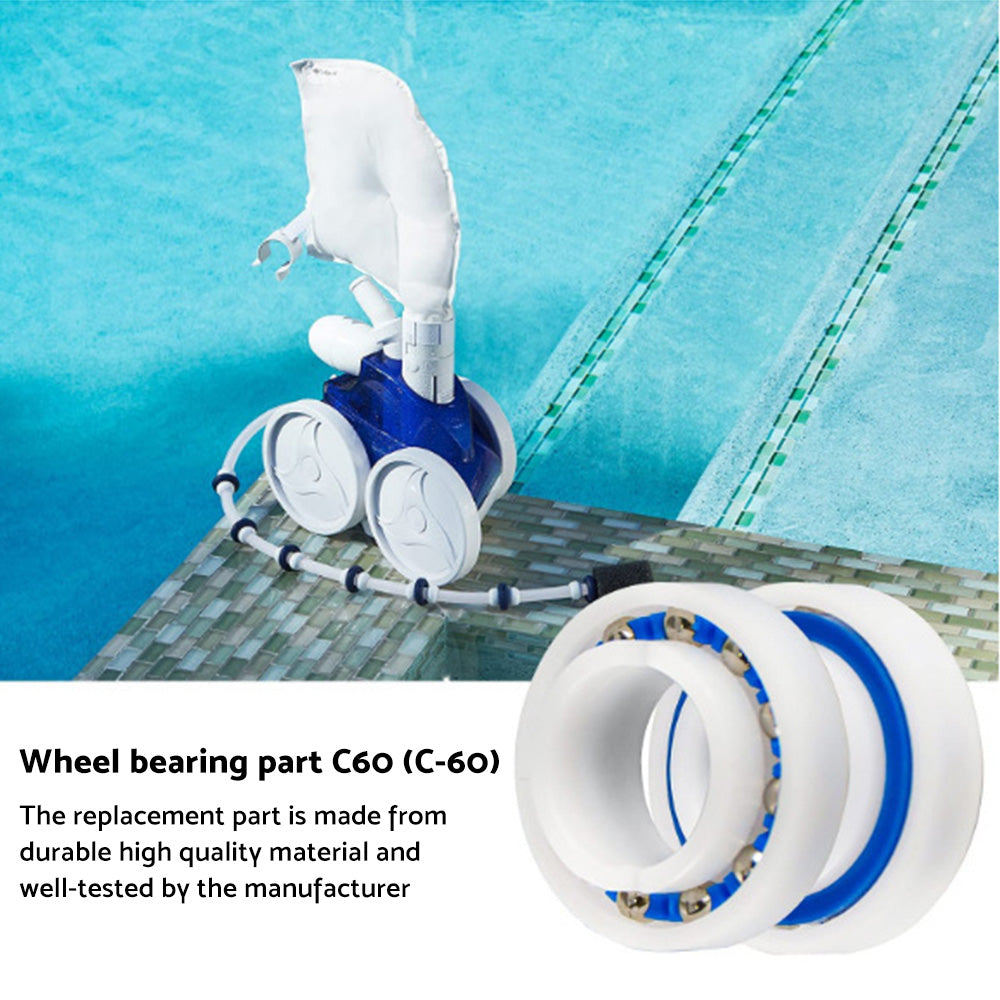 2/4x Wheel Bearing Suitable For Zodiac MX MX6 MX8 AX10 Baracuda Pool Cleaner