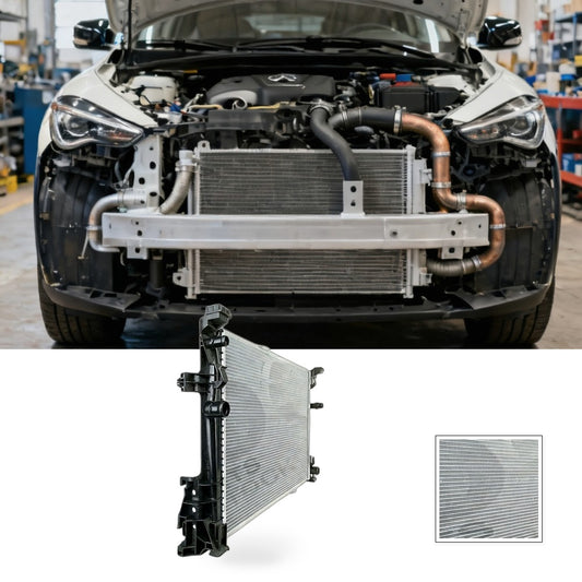 Premium Radiator For INFINITI Q30 1.5L 2.2L Diesel / 1.6L Turbo Petrol 2015-On