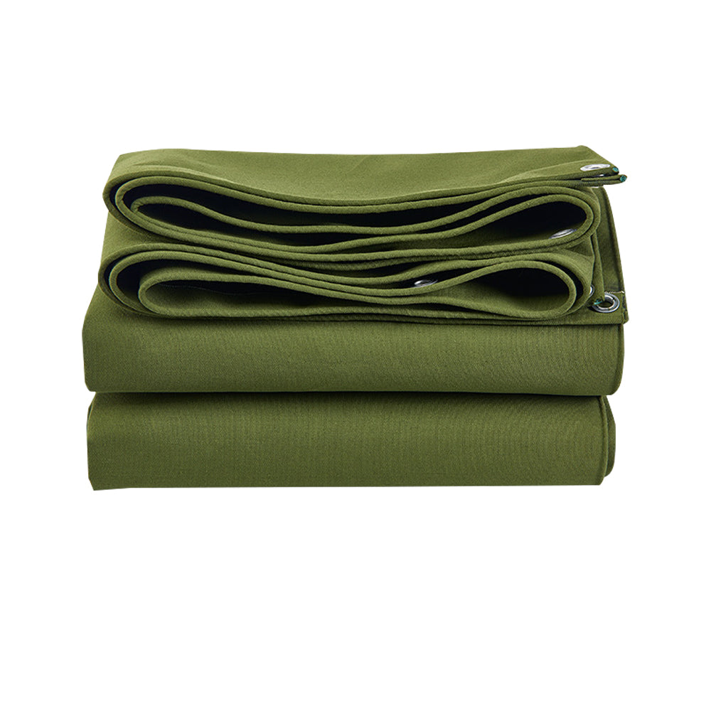 {{ 3 Sizes Army Heavy Duty Waterproof Canvas Tarp Tarpaulin Sun Blocked Dustproof }} - Buy Car Parts Online at {{ Kaka Auto Parts }}.