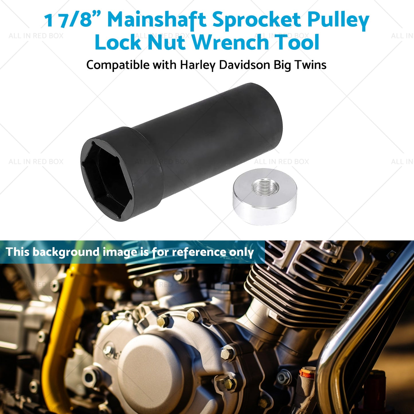 {{ 1 7 8inch Mainshaft Sprocket Pulley Lock Nut Wrench Tool Suitable for 36-06 Harley }} - Buy Car Parts Online at {{ Kaka Auto Parts }}.
