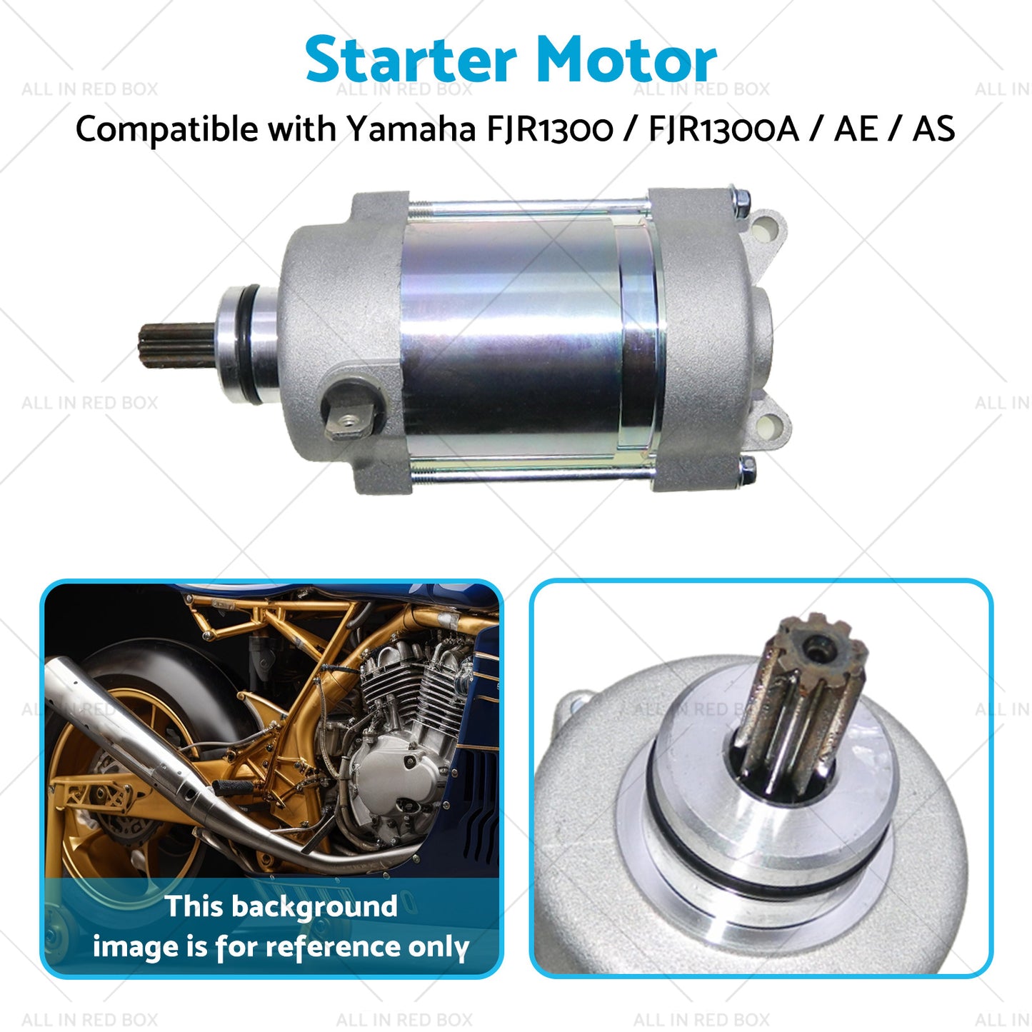 {{ Engine Starter Motor Suitable For Yamaha FJR1300 FJR1300A AE AS 1298cc }} - Buy Car Parts Online at {{ Kaka Auto Parts }}.