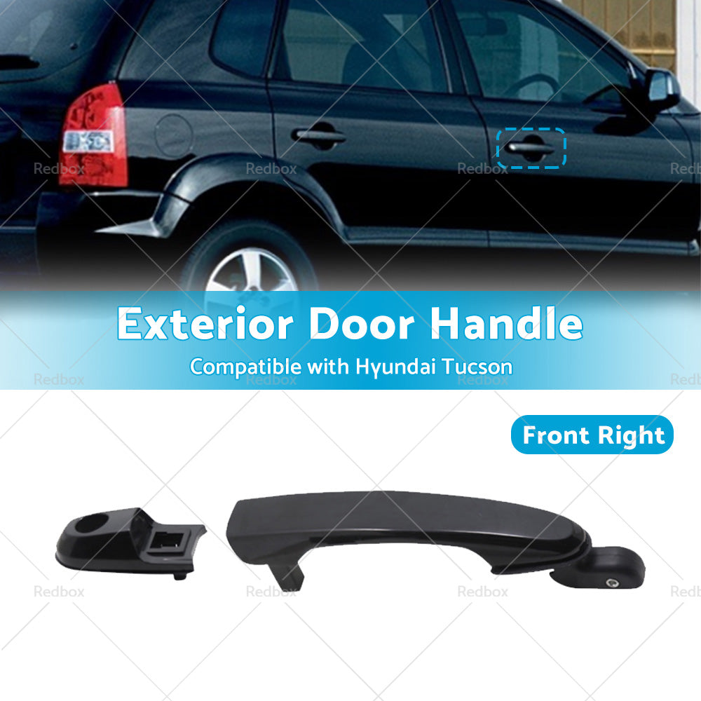 {{ Suitable For Hyundai Tucson 05-09 Front Right Exterior Door Handle With Keyhole }} - Buy Car Parts Online at {{ Kaka Auto Parts }}.