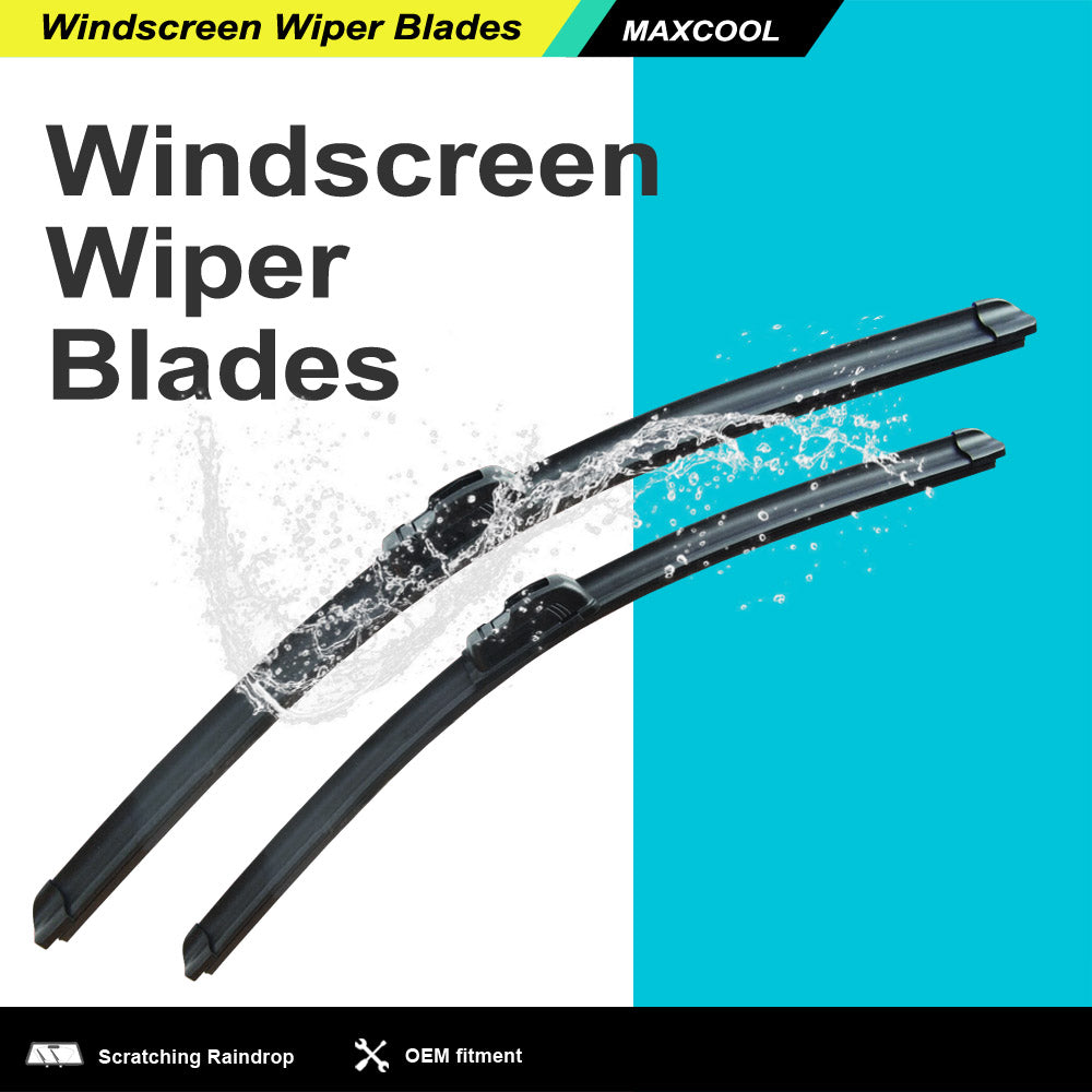 Frameless Windscreen Wiper Blades Pair Suitable For Holden Commodore VX / VY / VZ