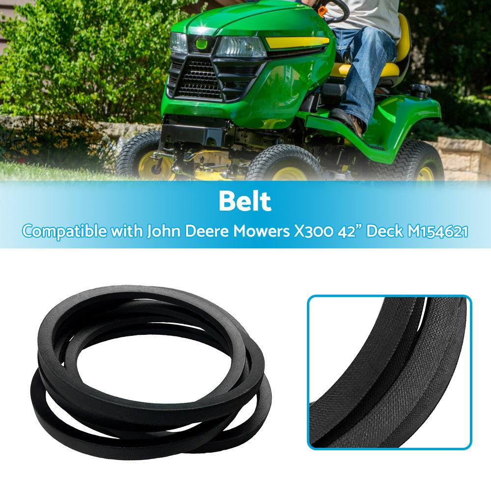{{ Blade Cord Belt Suitable For John Deere Mowers X300 42 inch Deck M154621 }} - Buy Car Parts Online at {{ Kaka Auto Parts }}.