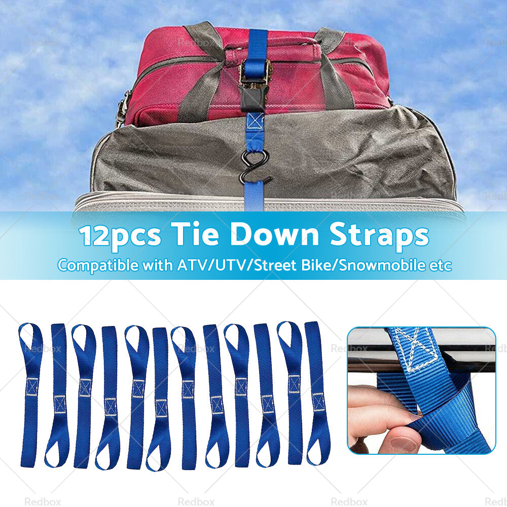 {{ 12PCS Soft Loop Tie Down Strap Lashing Strap for Motorcycle Dirt Bike Heavy Duty }} - Buy Car Parts Online at {{ Kaka Auto Parts }}.