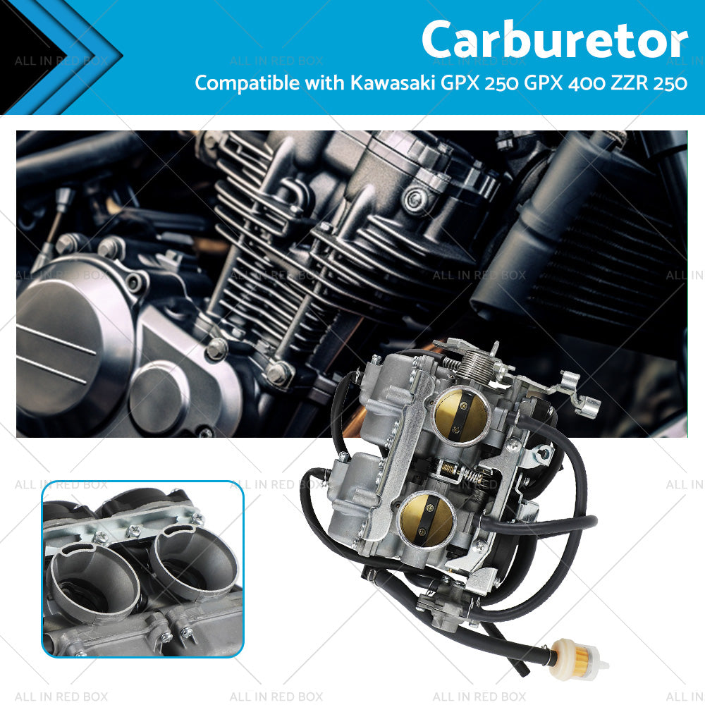 {{ Carburetor Carb 15001-1433 Suitable For Kawasaki GPX 250 GPX 400 ZZR 250 }} - Buy Car Parts Online at {{ Kaka Auto Parts }}.
