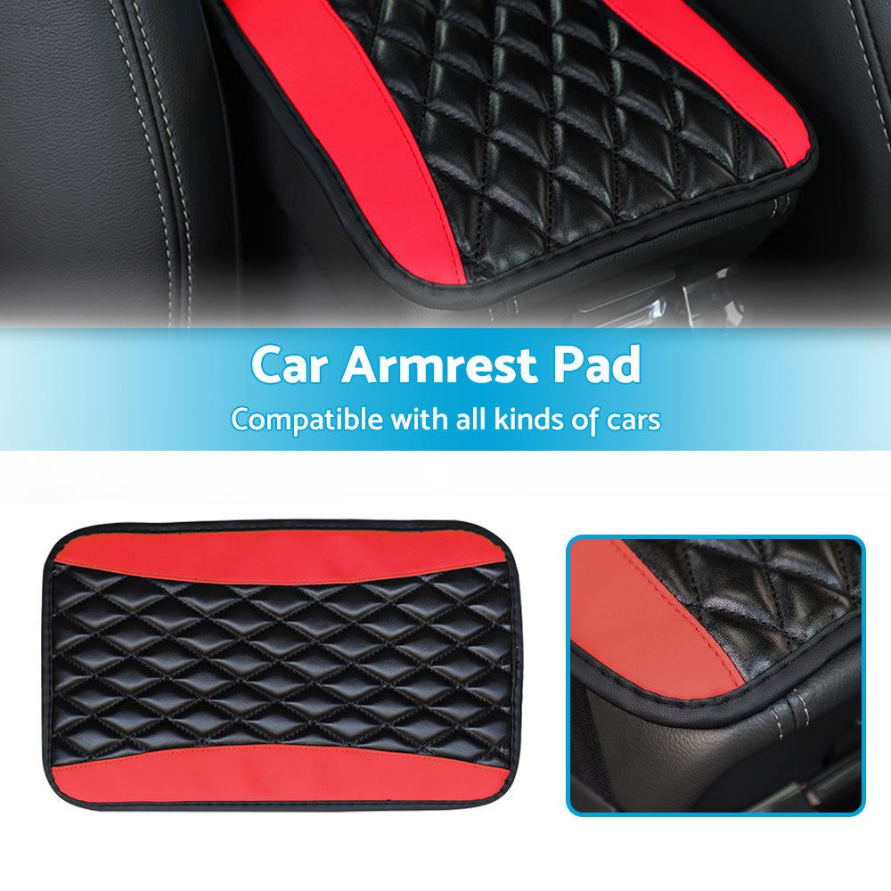{{ Universal Car Armrest Cushion Cover Center Console Box Pad Protector PU Leather }} - Buy Car Parts Online at {{ Kaka Auto Parts }}.