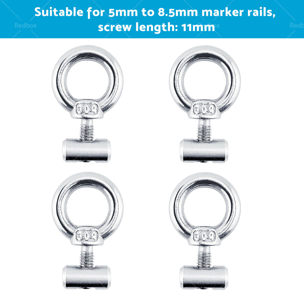 {{ 4 PCS Awning Rail Stoppers Rail Track Screws for Boat RV Caravan Stainless Steel }} - Buy Car Parts Online at {{ Kaka Auto Parts }}.