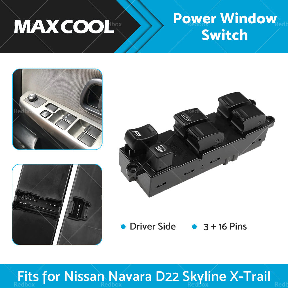{{ Power Window Switch Suitable For Nissan Navara D22 Skyline X-Trail 25401-AL500 }} - Buy Car Parts Online at {{ Kaka Auto Parts }}.