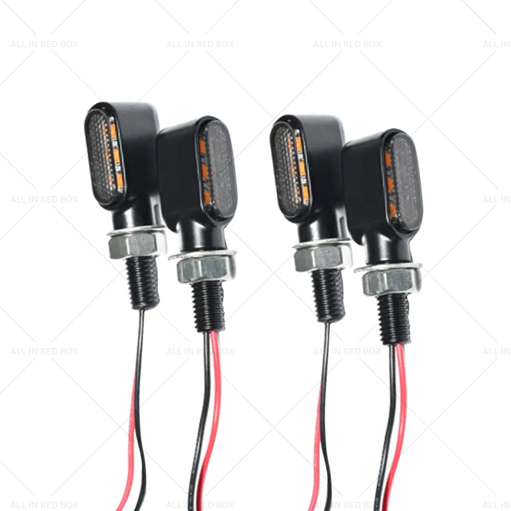 {{ 4x Motorcycle Indicators Turn Signal Blinkers Amber Mini LED Light Universal AU }} - Buy Car Parts Online at {{ Kaka Auto Parts }}.