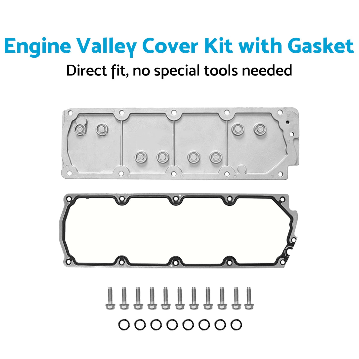 {{ Engine Valley Cover Kit w/Gasket Suitable For GMC Silverado SUV LS2 07-13 }} - Buy Car Parts Online at {{ Kaka Auto Parts }}.