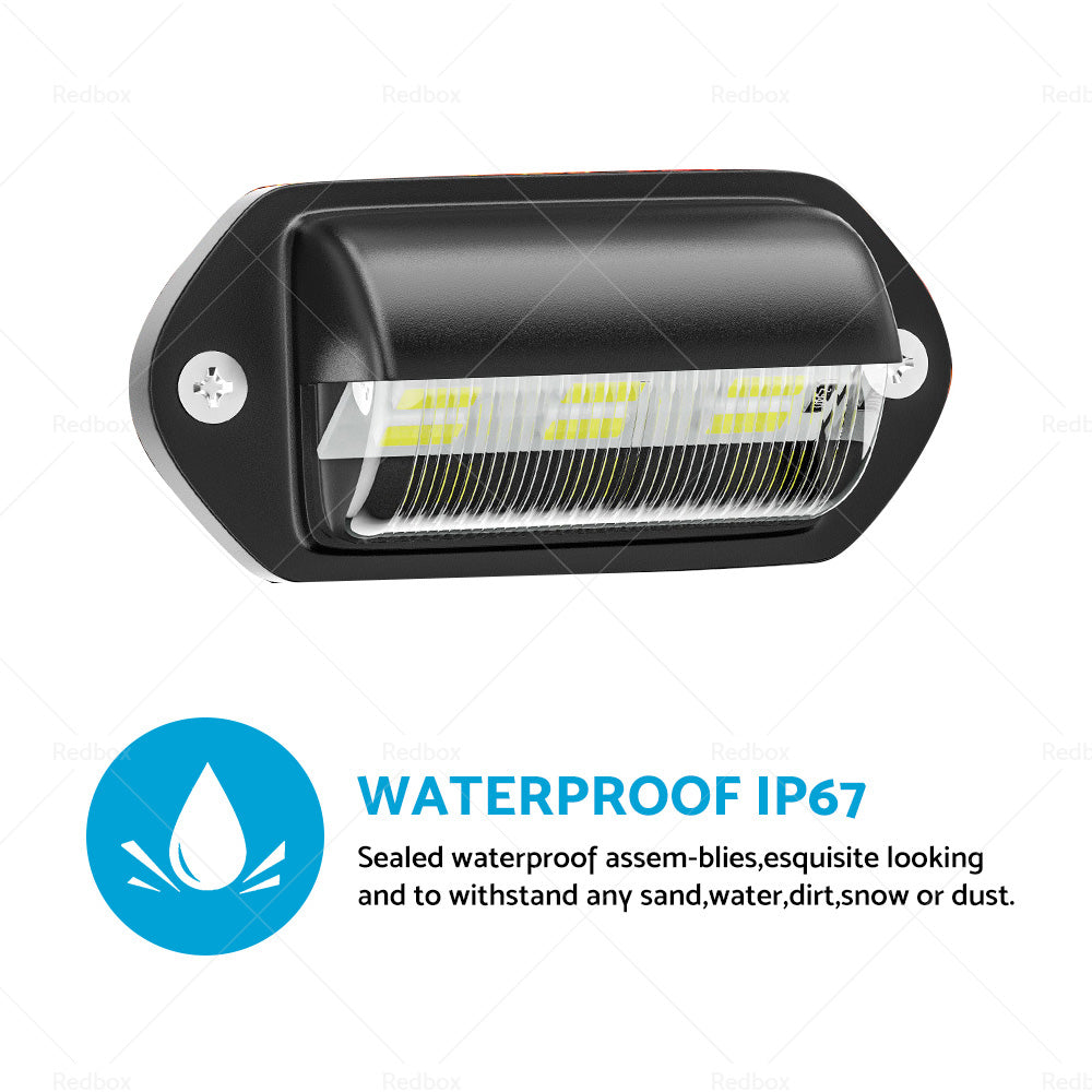 {{ 6LED License Number Plate Light Lamp Suitable For Truck SUV Trailer Lorry 12 24V }} - Buy Car Parts Online at {{ Kaka Auto Parts }}.