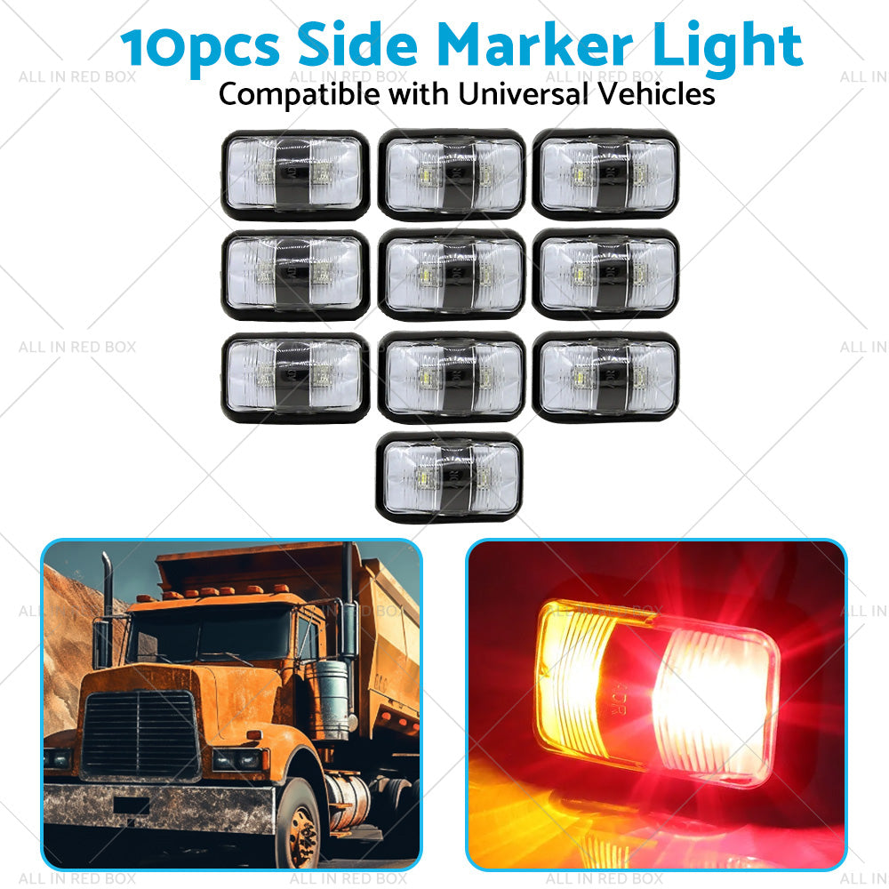 {{ 10X Red Amber Clearance Lights LED Trailer Suitable for Truck Car Warning Light }} - Buy Car Parts Online at {{ Kaka Auto Parts }}.