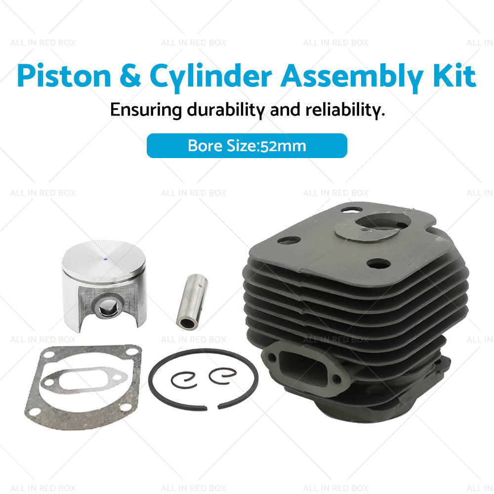 {{ Piston and Cylinder Assembly Kit Suitable For Husqvarna 66 268 272 Chainsaw 52mm }} - Buy Car Parts Online at {{ Kaka Auto Parts }}.