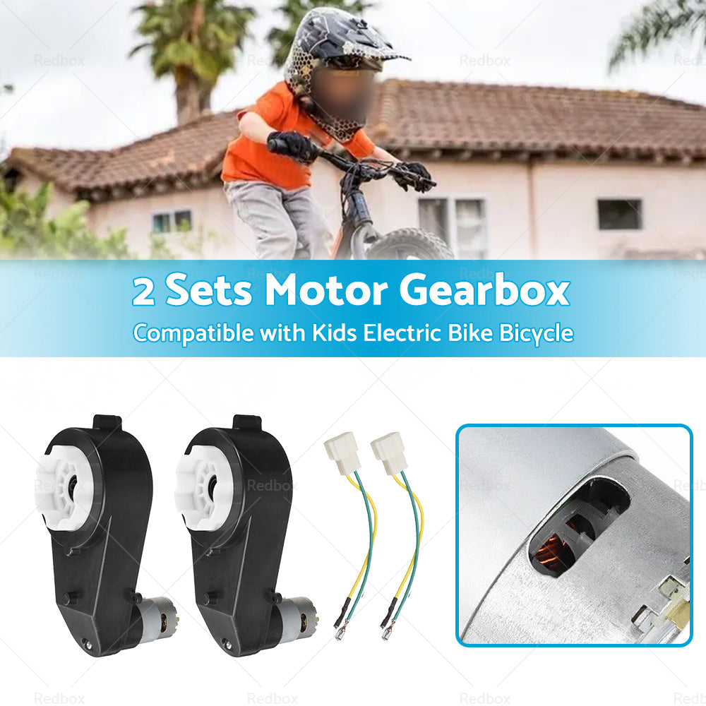 {{ 12V 40000RPM Electric Motor Gear Box Suitable For Children Kid Ride On Bike Car }} - Buy Car Parts Online at {{ Kaka Auto Parts }}.